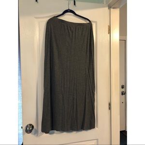 Cotton On heather gray maxi skirt
